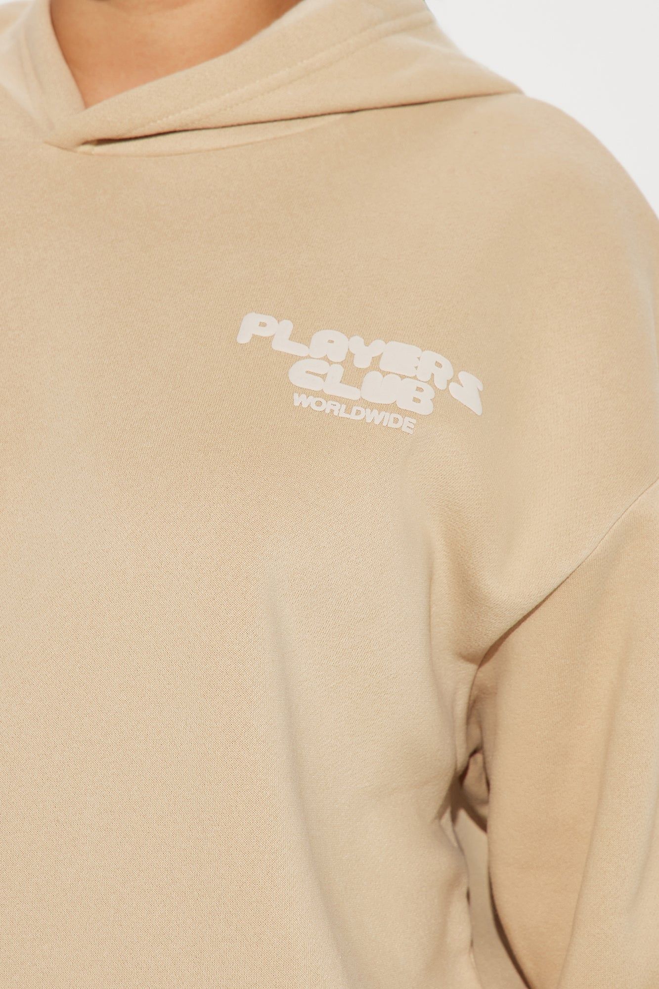 Players Club Puff Print Hoodie - Sand sold by Fashion Nova product image thumbnail 8