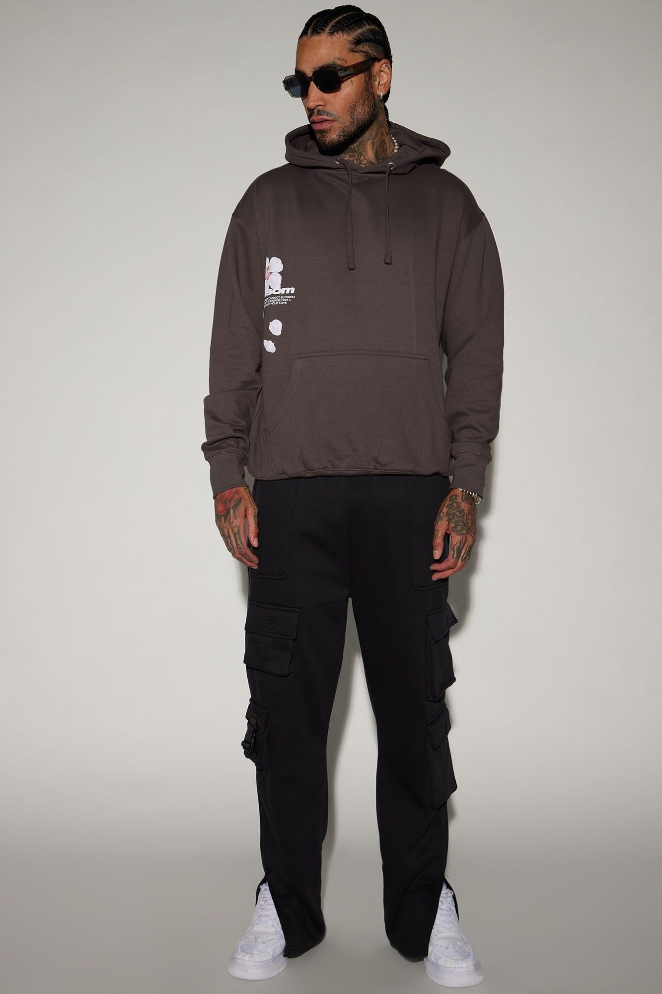 Blossom Season Hoodie - Grey sold by Fashion Nova product image thumbnail 2