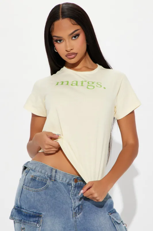 Margarita Time Tee - Yellow sold by Fashion Nova