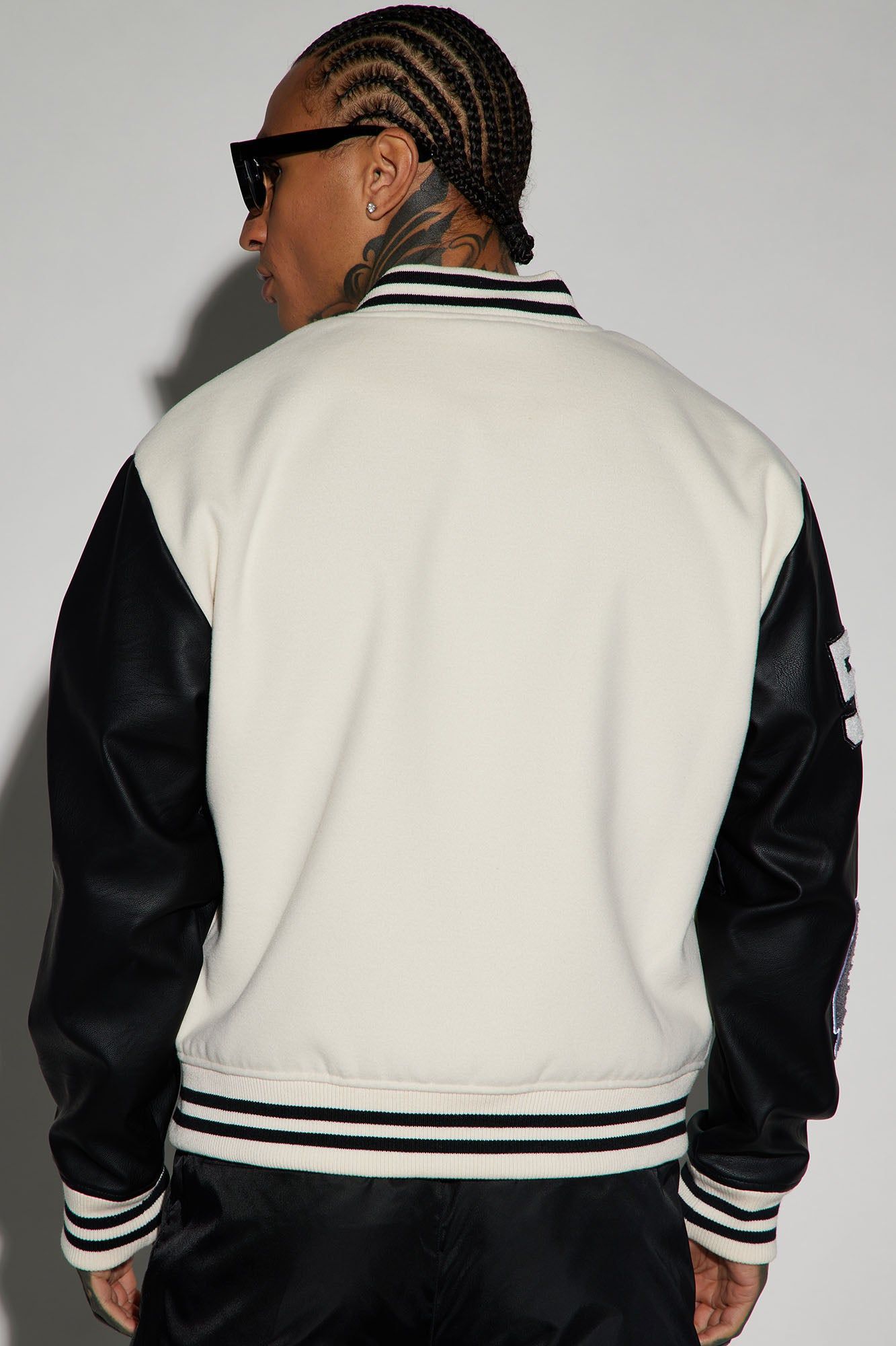Spring Game Varsity Jacket - Cream sold by Fashion Nova product image thumbnail 4