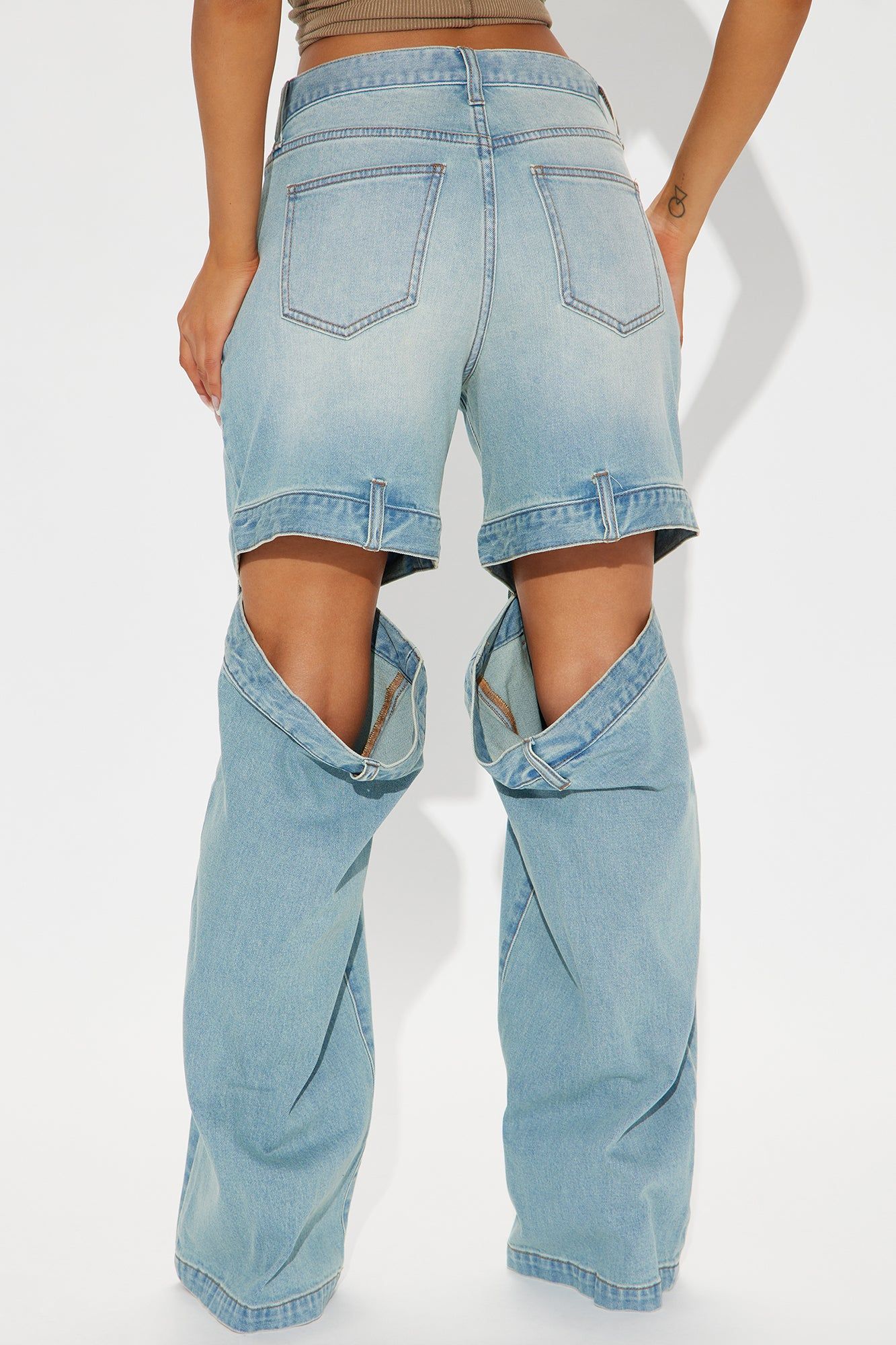 Point Blank Baggy Jeans - Vintage Wash sold by Fashion Nova product image thumbnail 4