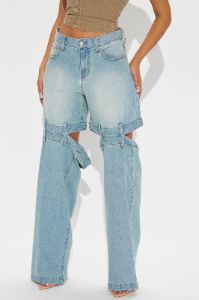 Point Blank Baggy Jeans - Vintage Wash sold by Fashion Nova