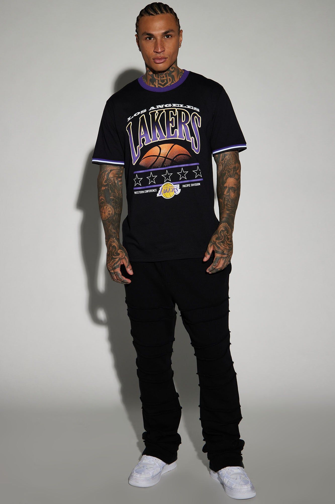 Lakers Break Of Dawn Short Sleeve Tee - Black sold by Fashion Nova product image thumbnail 2
