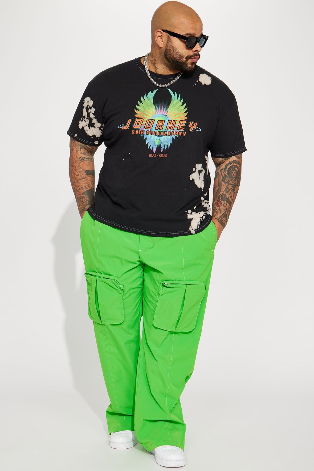 Journey 50th Anniversary Short Sleeve Tee - Black sold by Fashion Nova product image thumbnail 6