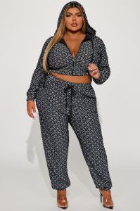 Let's Go Jogger Set - Black sold by Fashion Nova