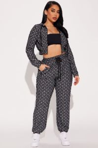 Let's Go Jogger Set - Black sold by Fashion Nova