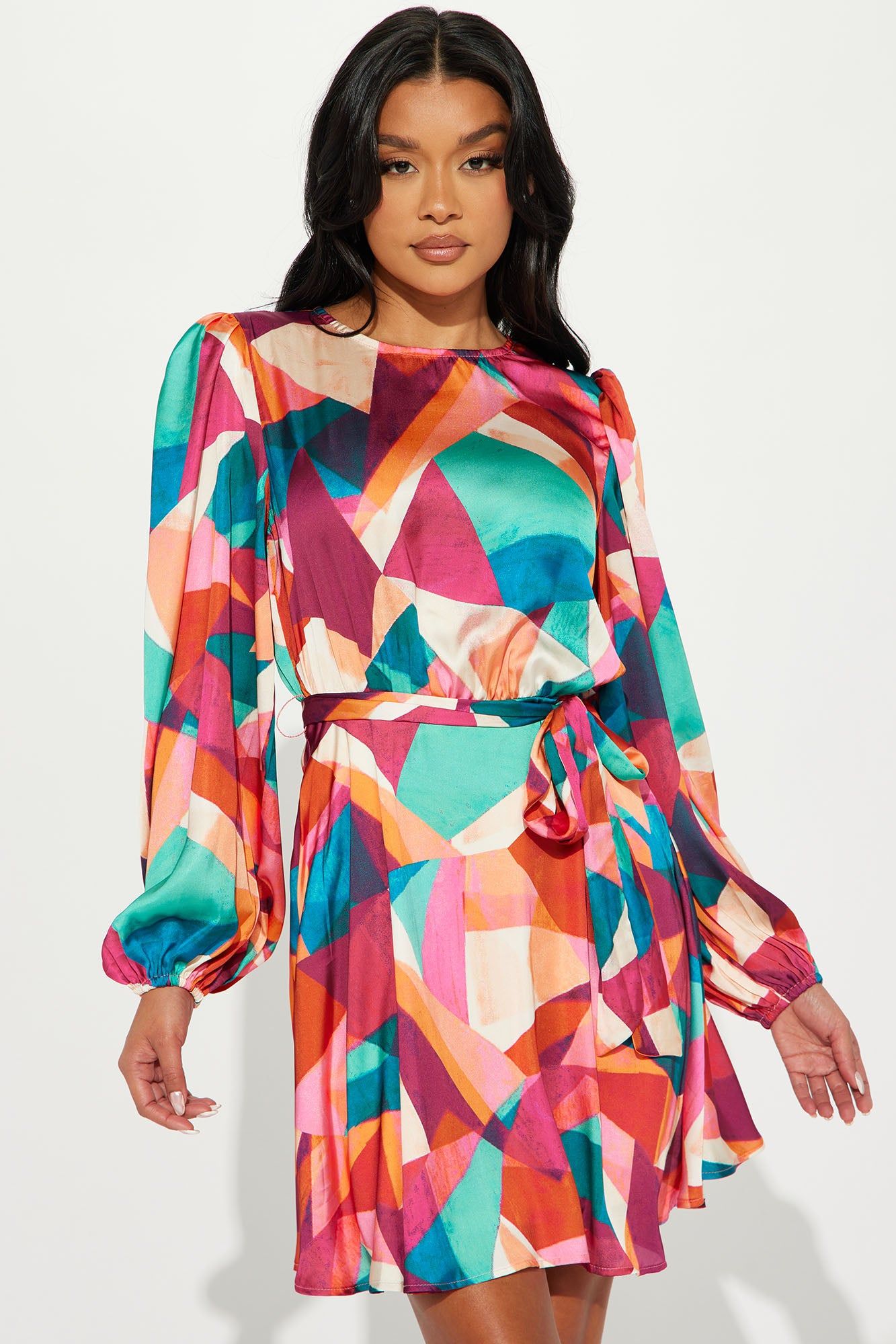 Vatican Sight Mini Dress - Rust/combo sold by Fashion Nova product image thumbnail 2