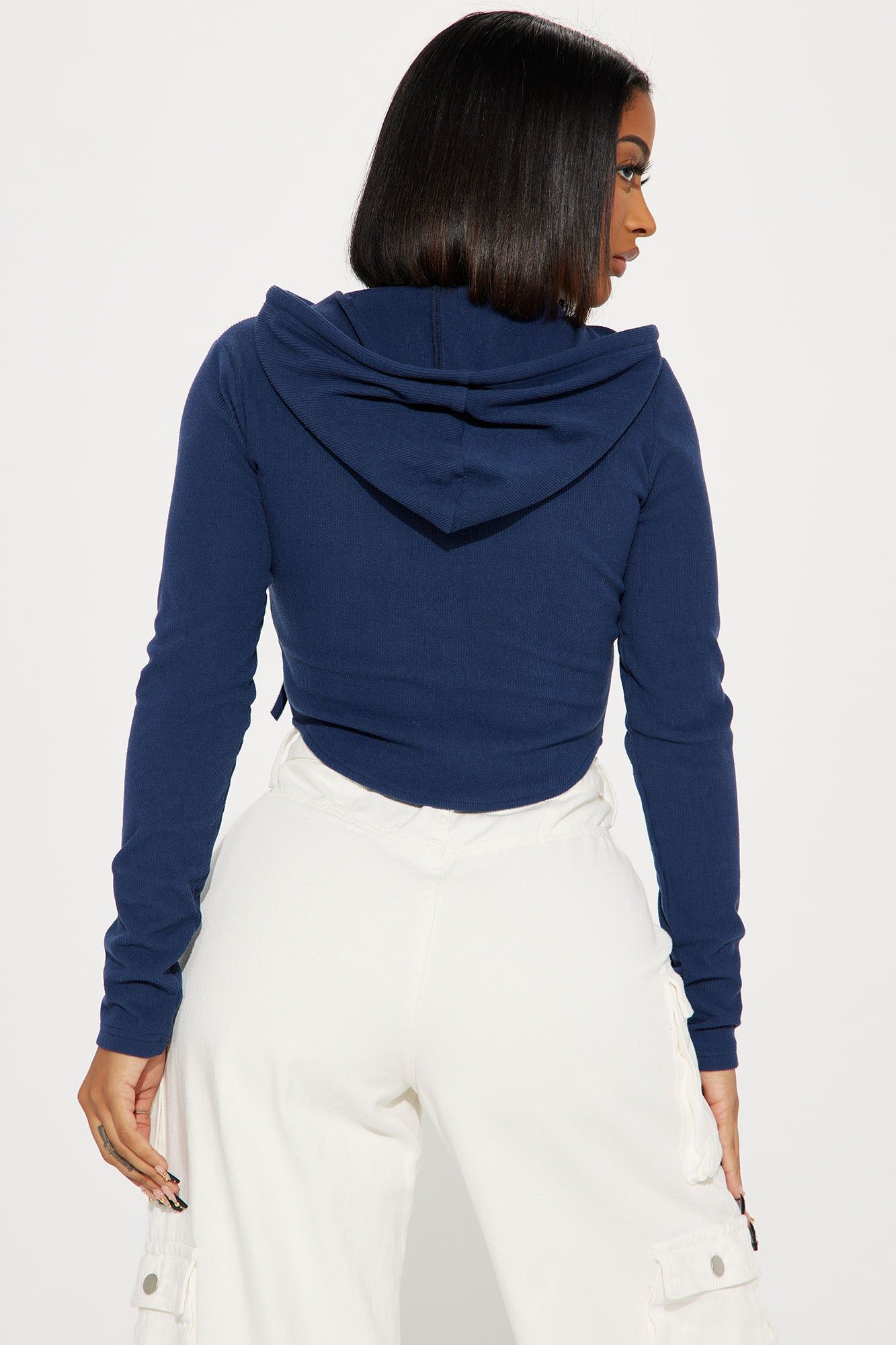 At Your Best Lounge Hoodie - Navy sold by Fashion Nova product image thumbnail 3
