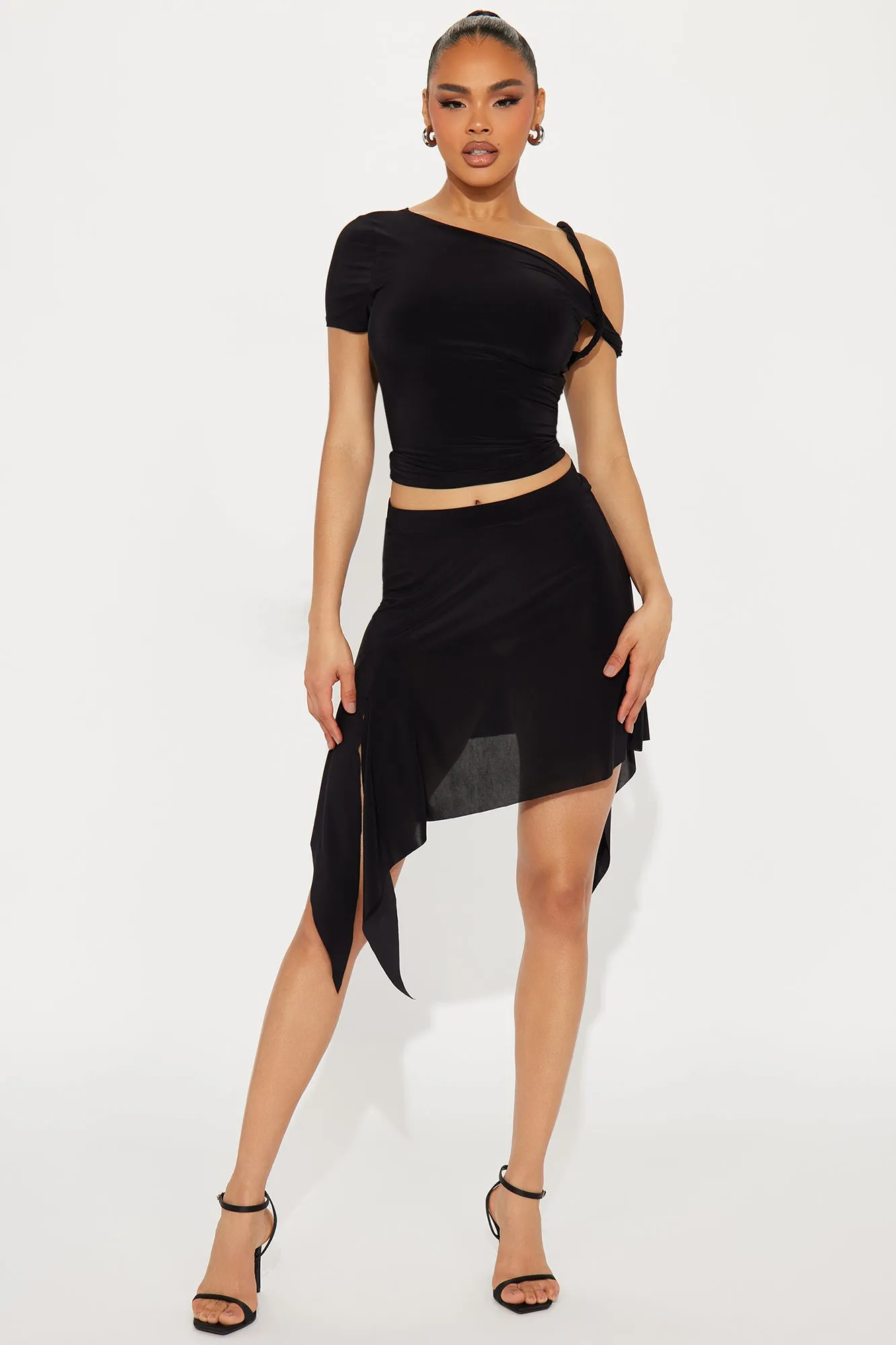 Kaylana Skirt Set - Black sold by Fashion Nova