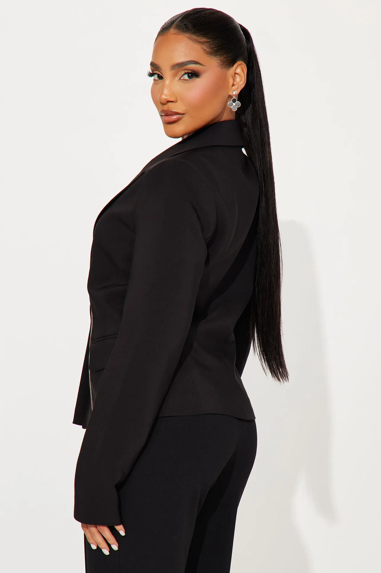 Hold It Down Blazer - Black sold by Fashion Nova product image thumbnail 3