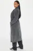 Can't Blame Me Washed Denim Trench - Black Wash sold by Fashion Nova