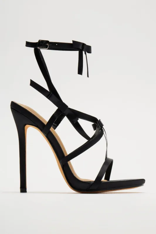 Glowing Different Heels - Black sold by Fashion Nova