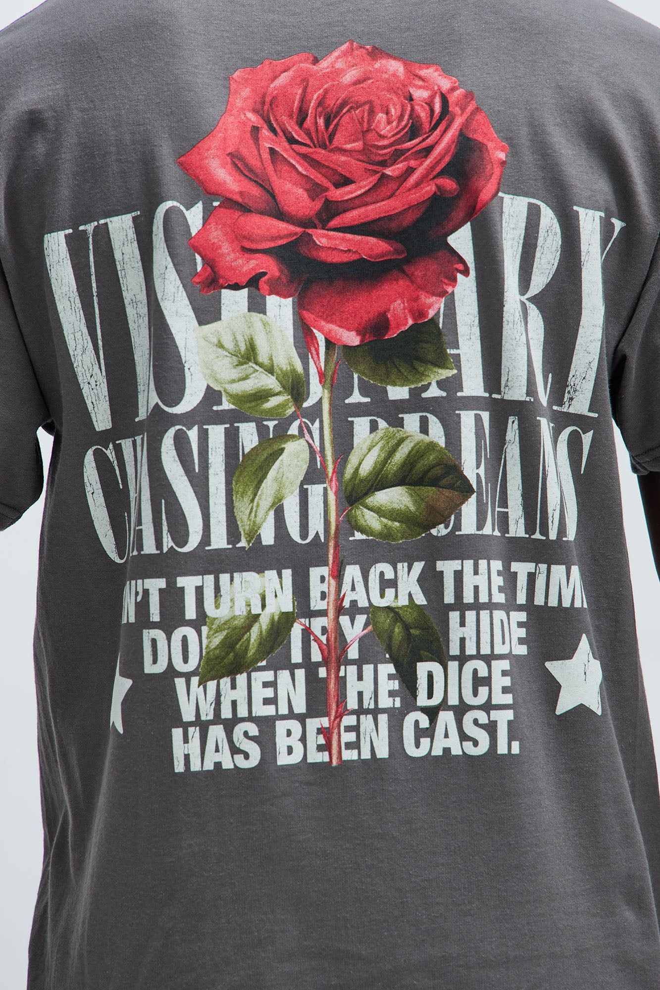 Visionary Chasing Dreams Short Sleeve Tee - Charcoal sold by Fashion Nova product image thumbnail 5