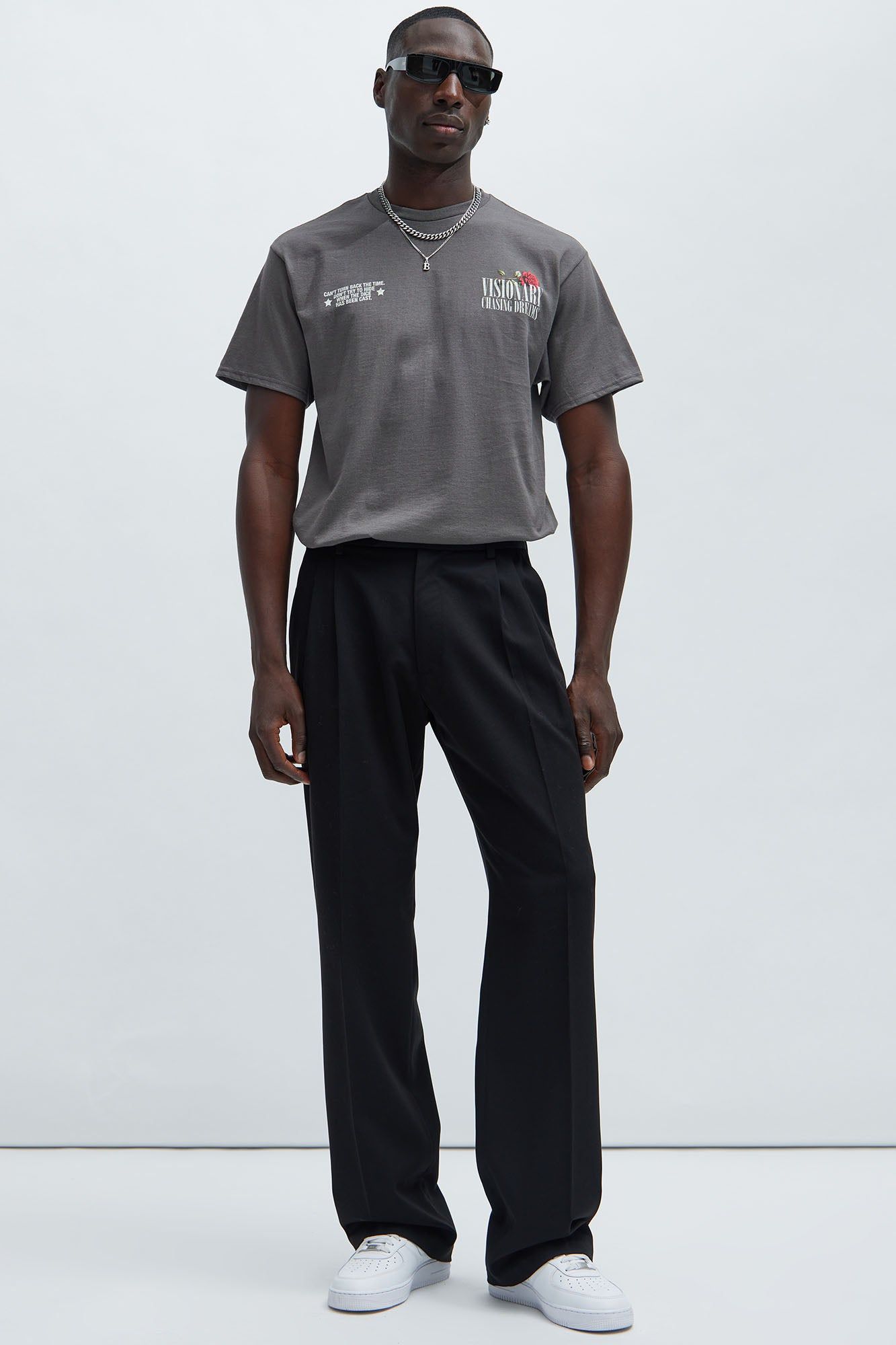 Visionary Chasing Dreams Short Sleeve Tee - Charcoal sold by Fashion Nova product image thumbnail 2