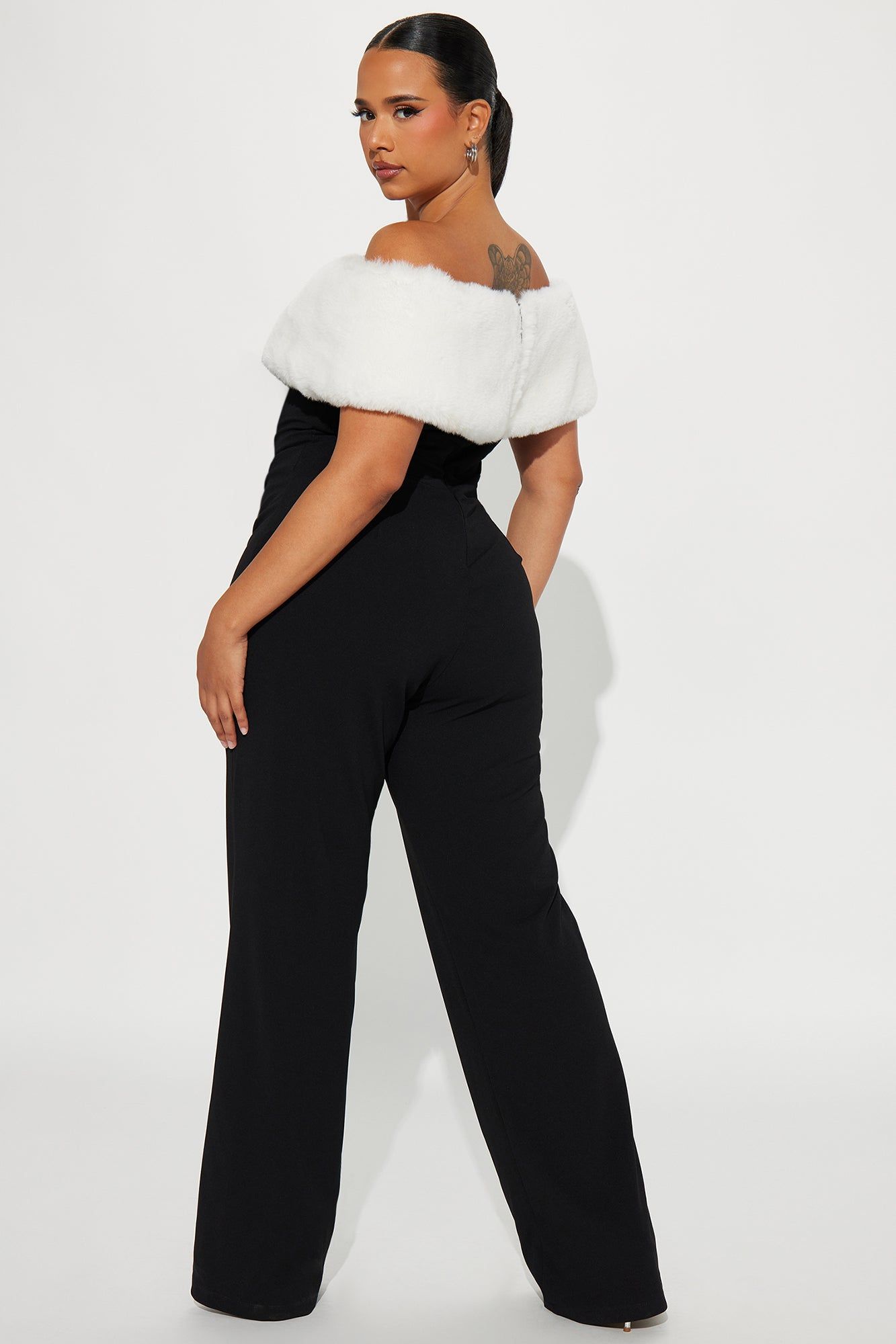 Moscow NIght's Jumpsuit - Black/White sold by Fashion Nova product image thumbnail 6