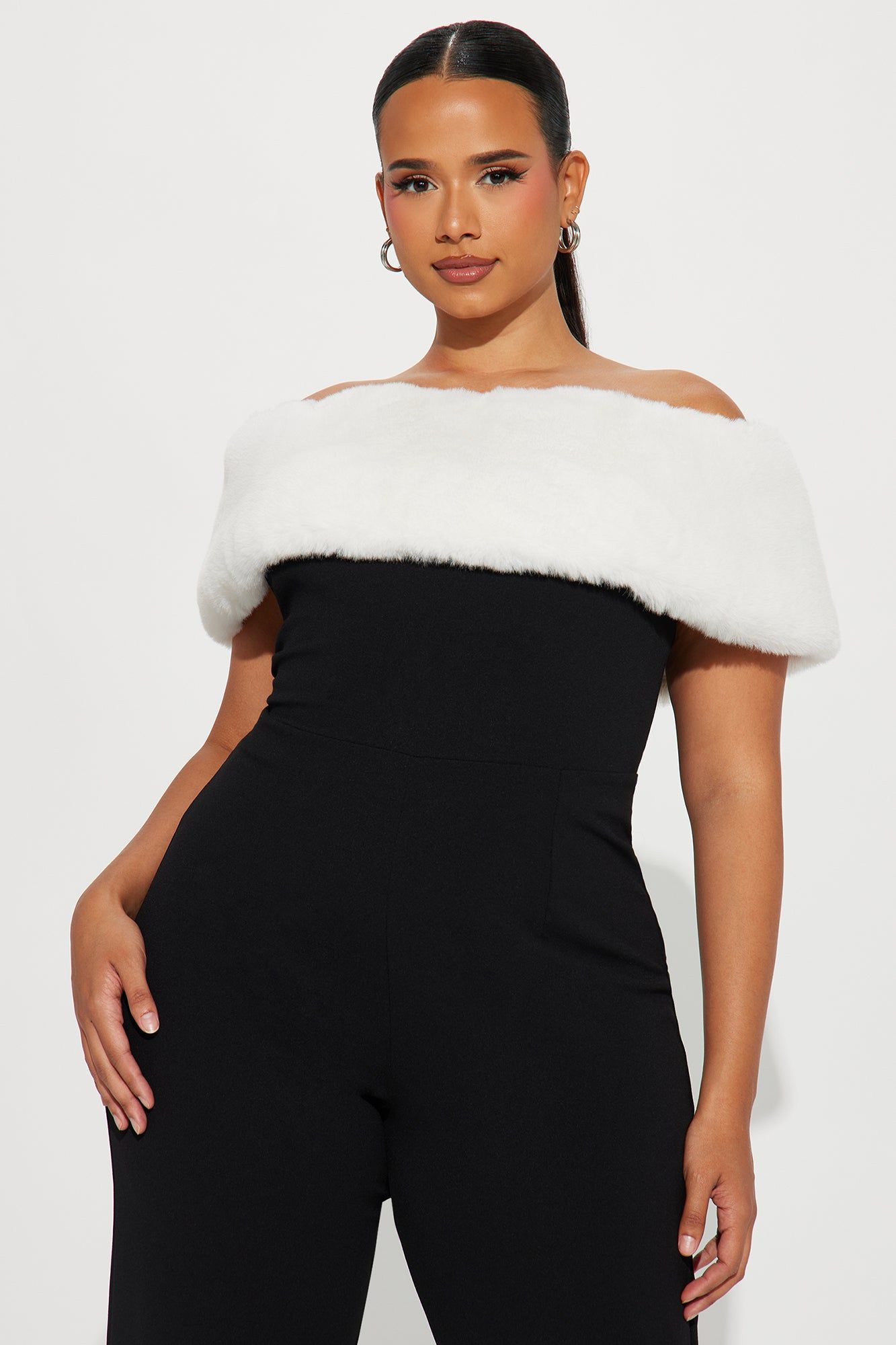 Moscow NIght's Jumpsuit - Black/White sold by Fashion Nova product image thumbnail 5