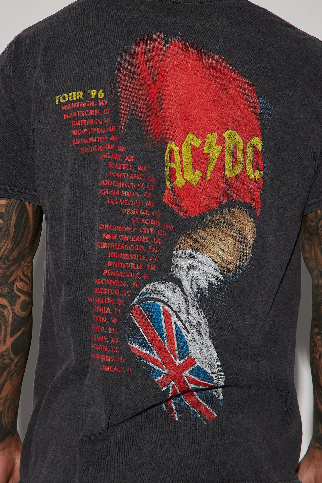 ACDC High Voltage Short Sleeve Tee - Black sold by Fashion Nova product image thumbnail 6