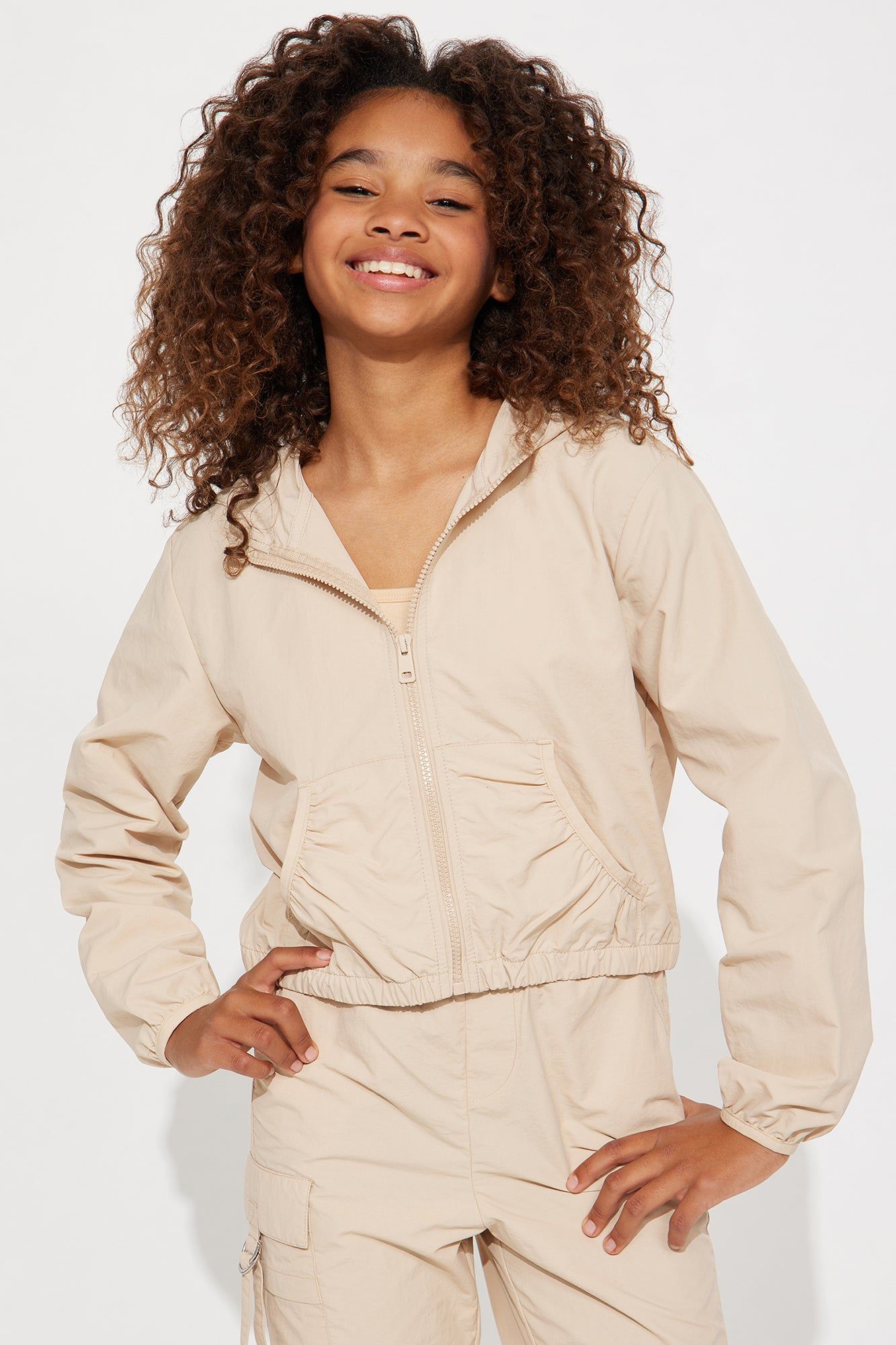 Mini Maxine Cargo Pant Set - Taupe sold by Fashion Nova product image thumbnail 2