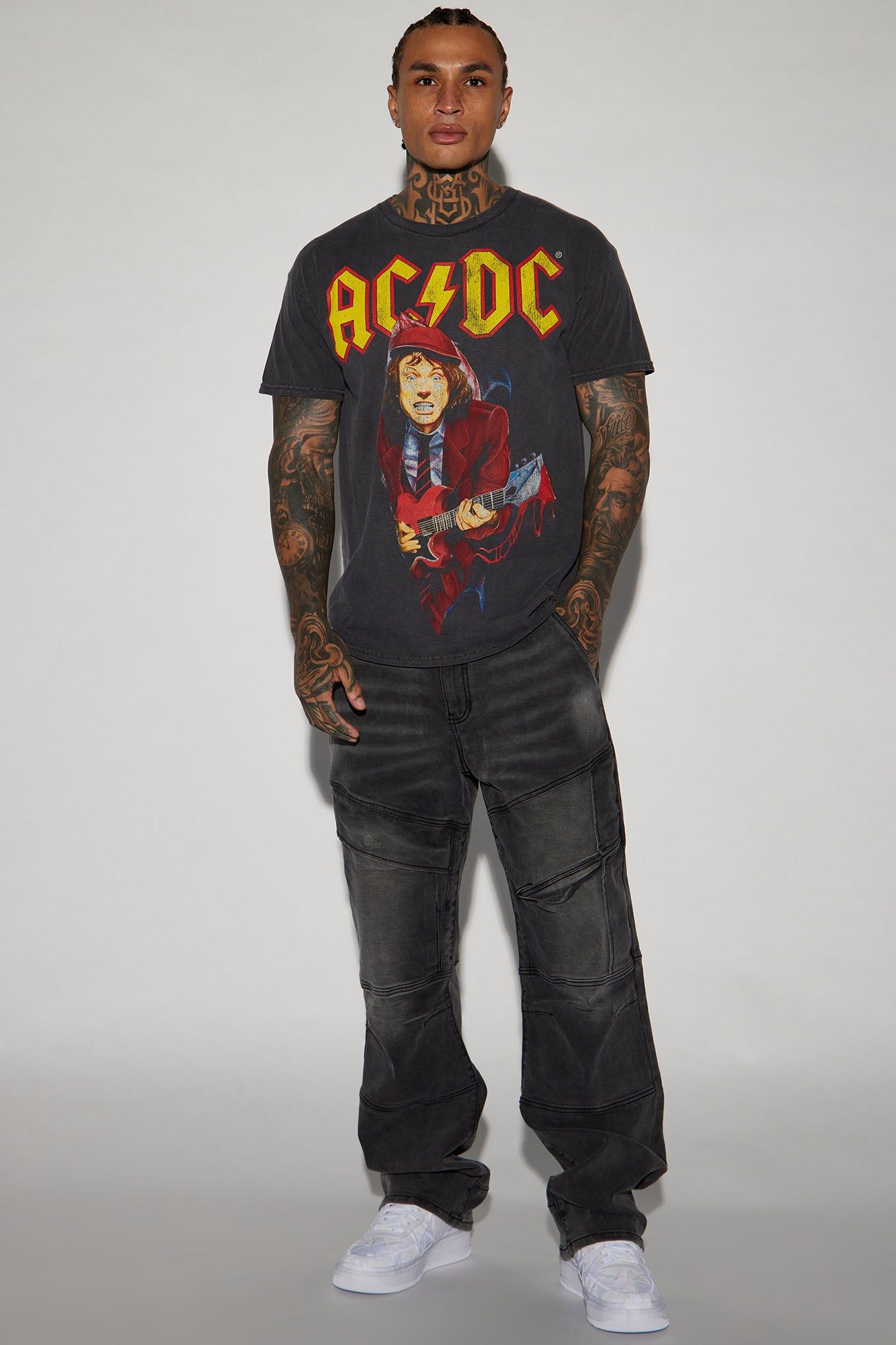 ACDC High Voltage Short Sleeve Tee - Black sold by Fashion Nova product image thumbnail 3