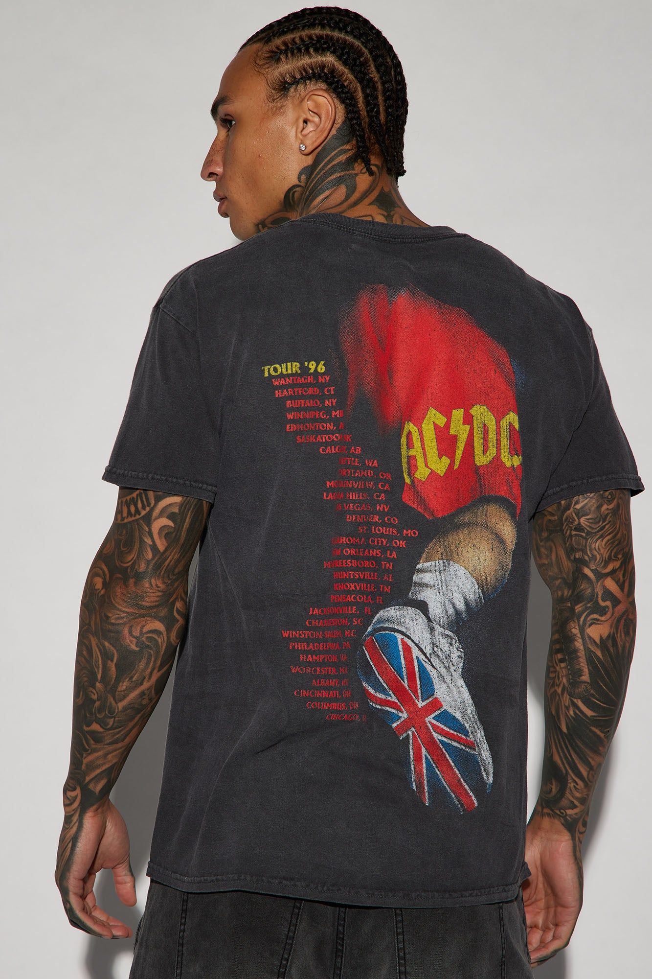 ACDC High Voltage Short Sleeve Tee - Black sold by Fashion Nova product image thumbnail 5