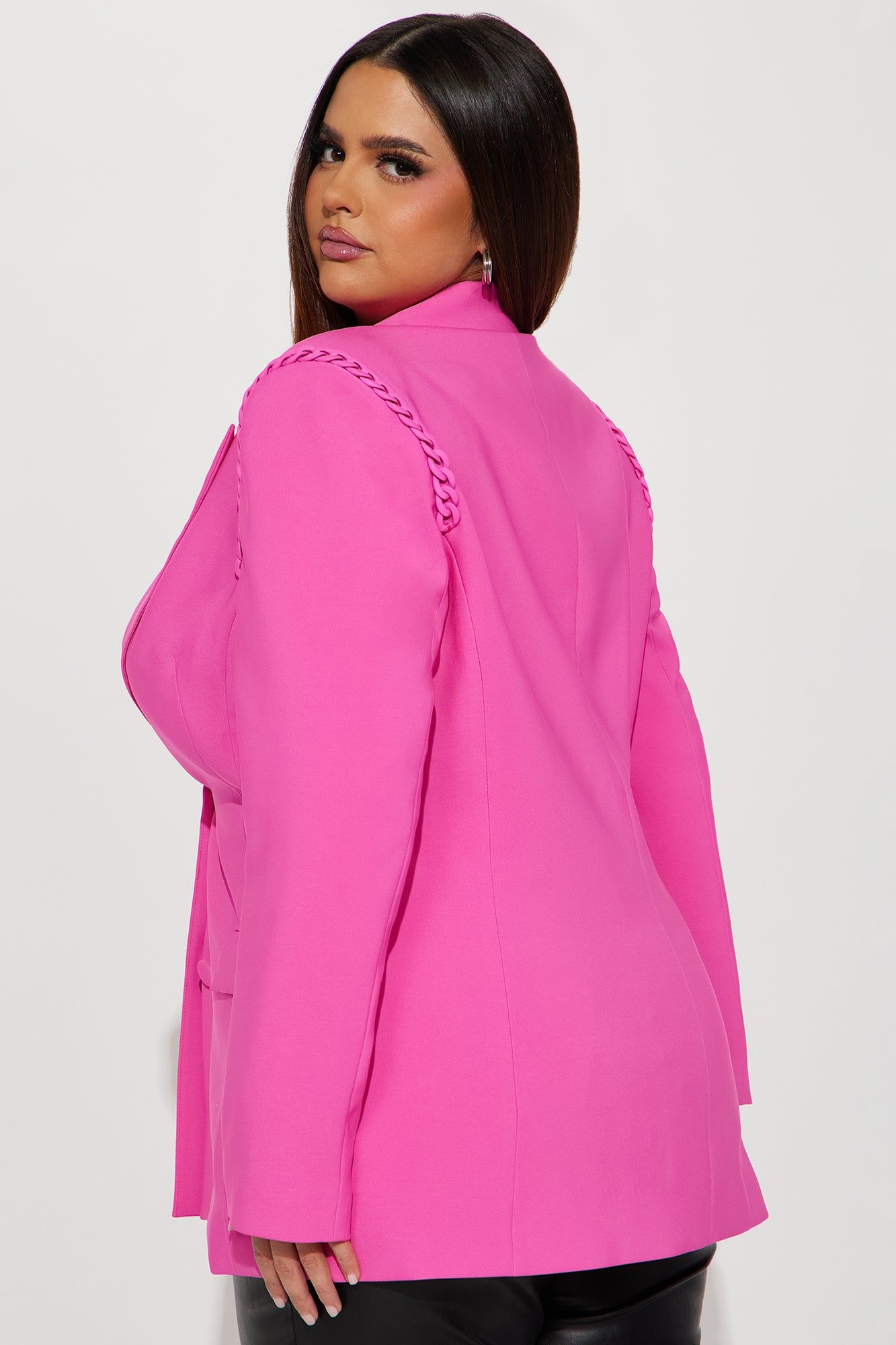 Shyann Blazer - Fuchsia sold by Fashion Nova product image thumbnail 7