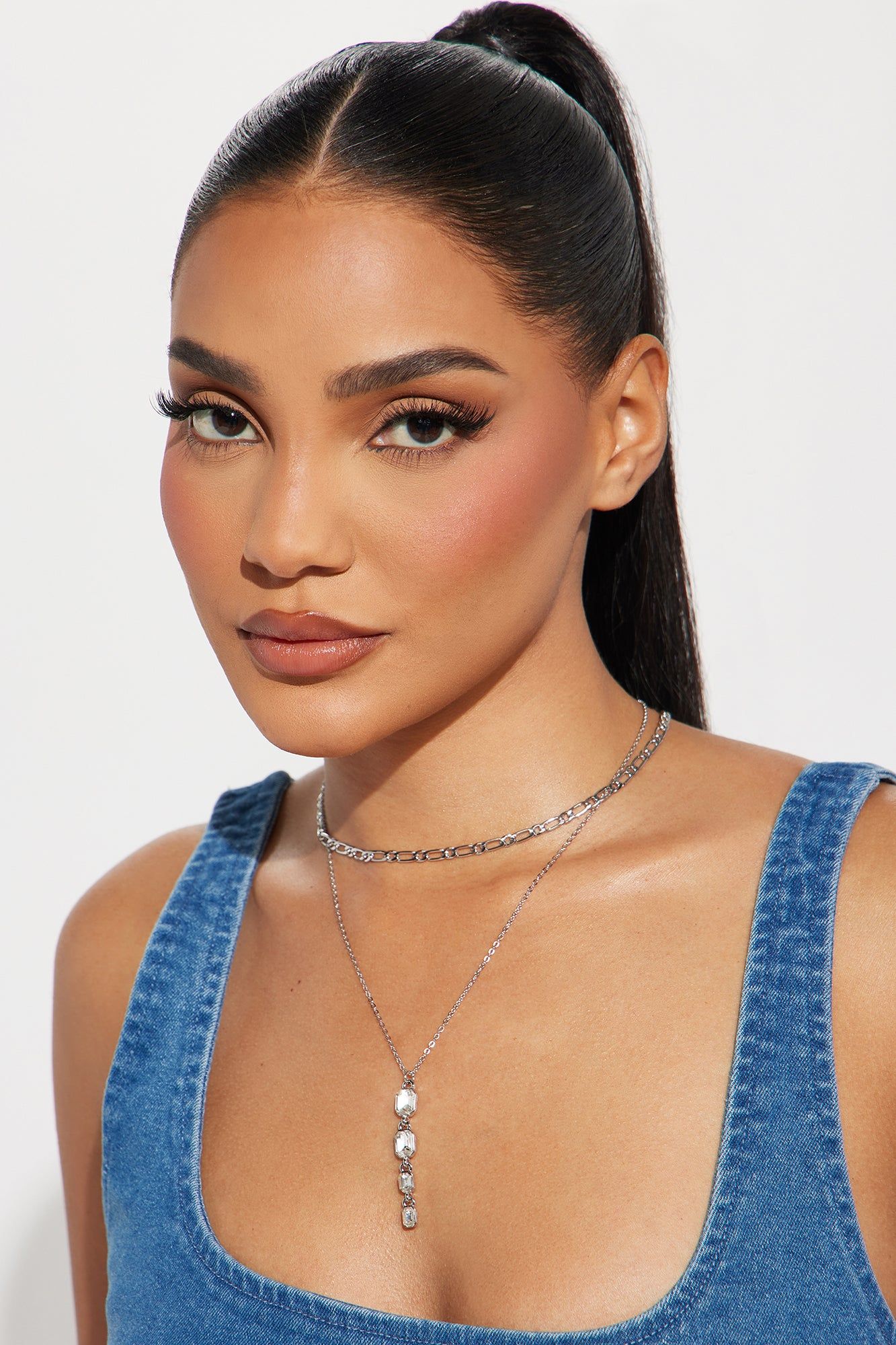 Take Me Downtown Necklace - Silver sold by Fashion Nova product image thumbnail 2