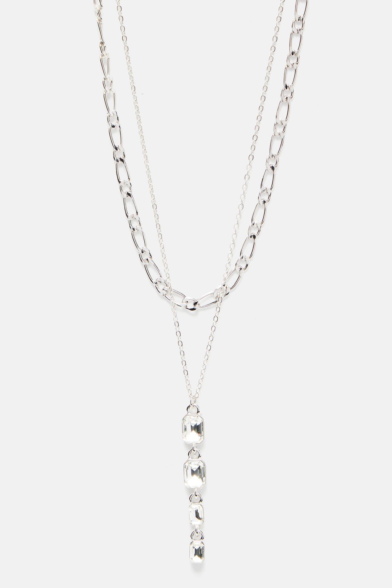 Take Me Downtown Necklace - Silver sold by Fashion Nova product image thumbnail 3
