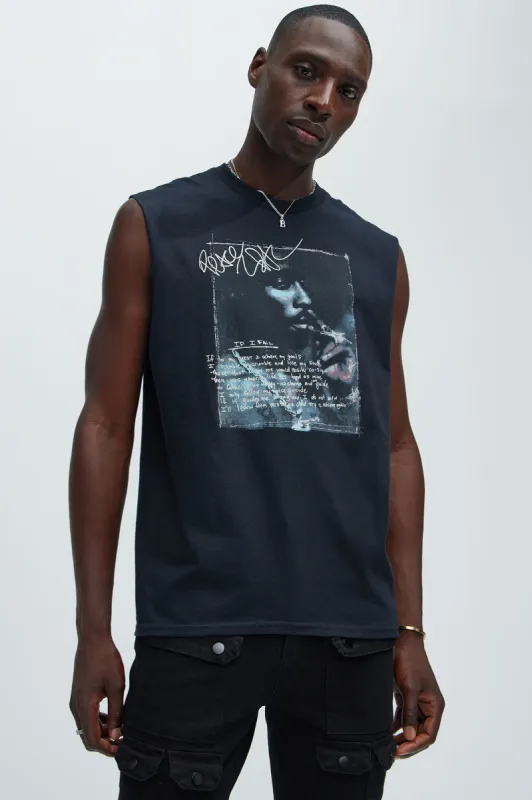 Tupac If I Fail Sleeveless Tee - Black sold by Fashion Nova