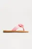 Final Rose Flip Flops - Pink sold by Fashion Nova