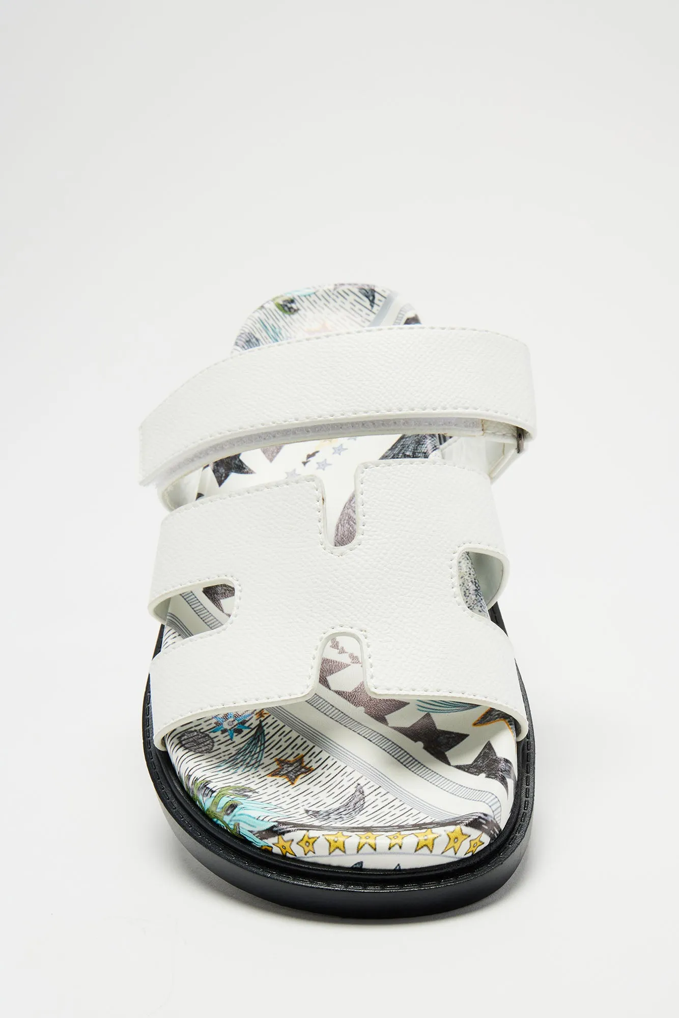 Keep It Low Key Slides - White sold by Fashion Nova product image thumbnail 2