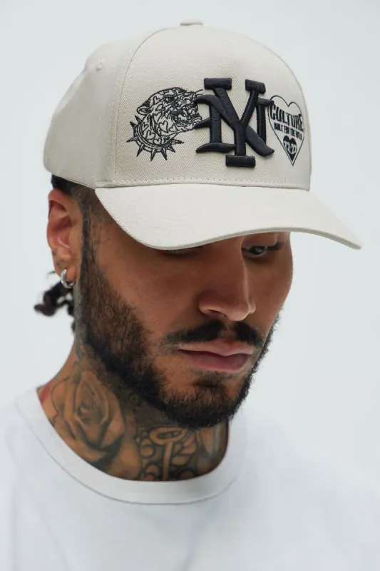 NY Love Culture Snapback Hat - Off White sold by Fashion Nova