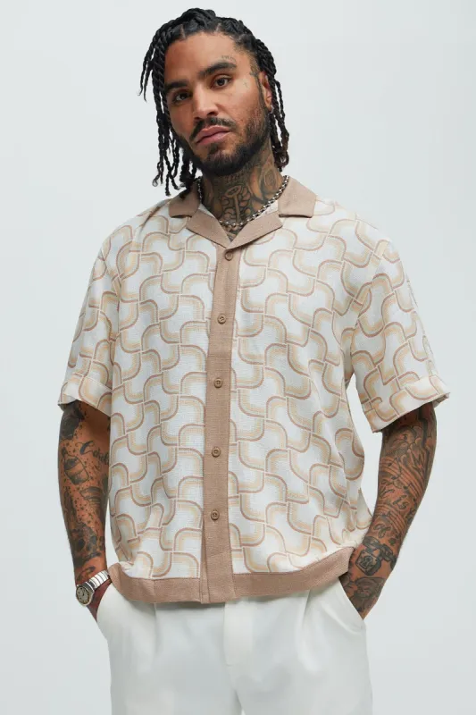 Retro In Shirt - Natural/Combo sold by Fashion Nova