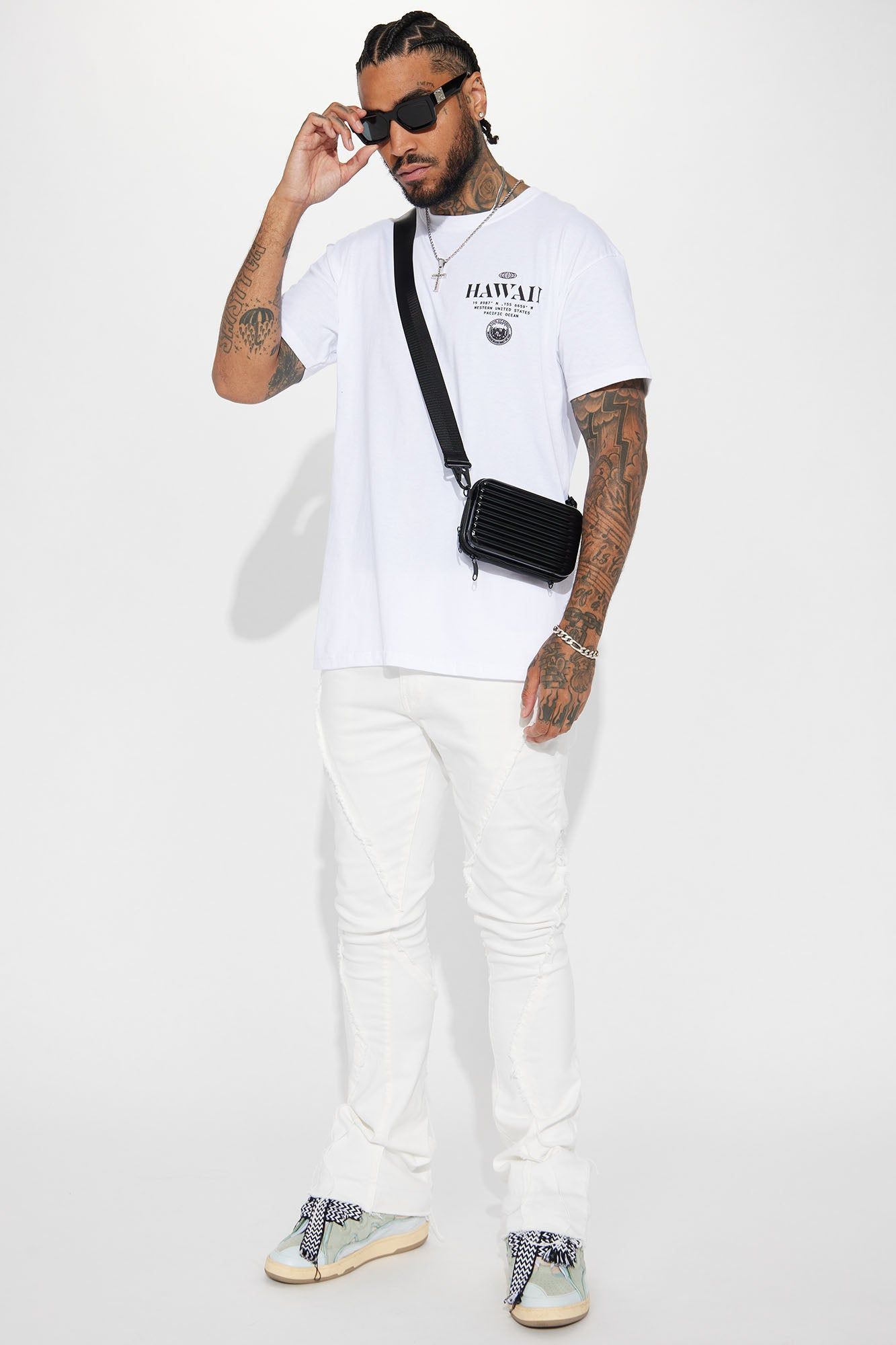 Hawaii Short Sleeve Tee - White sold by Fashion Nova product image thumbnail 4