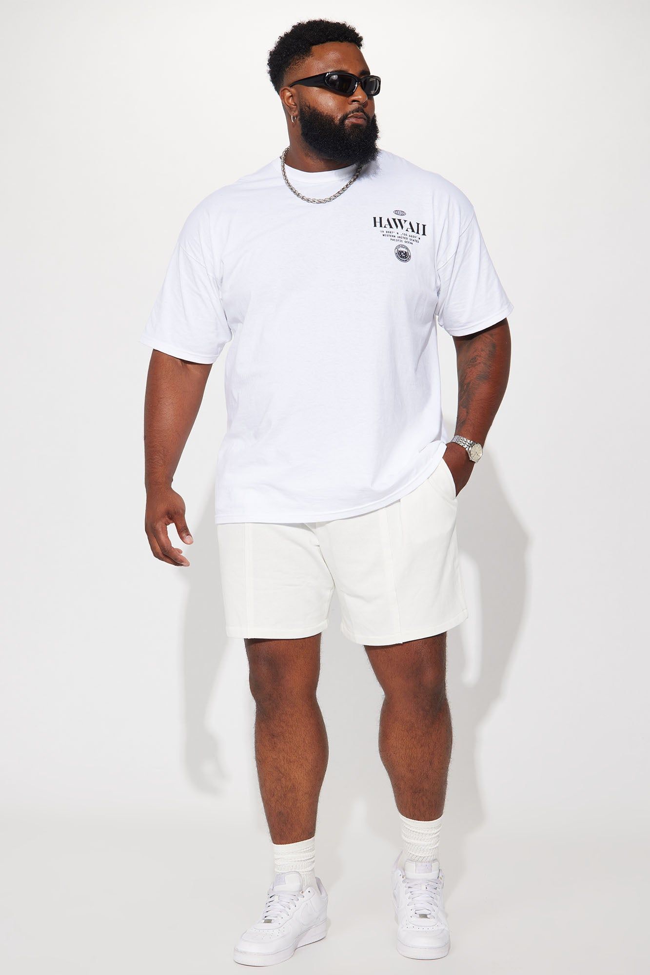 Hawaii Short Sleeve Tee - White sold by Fashion Nova product image thumbnail 7