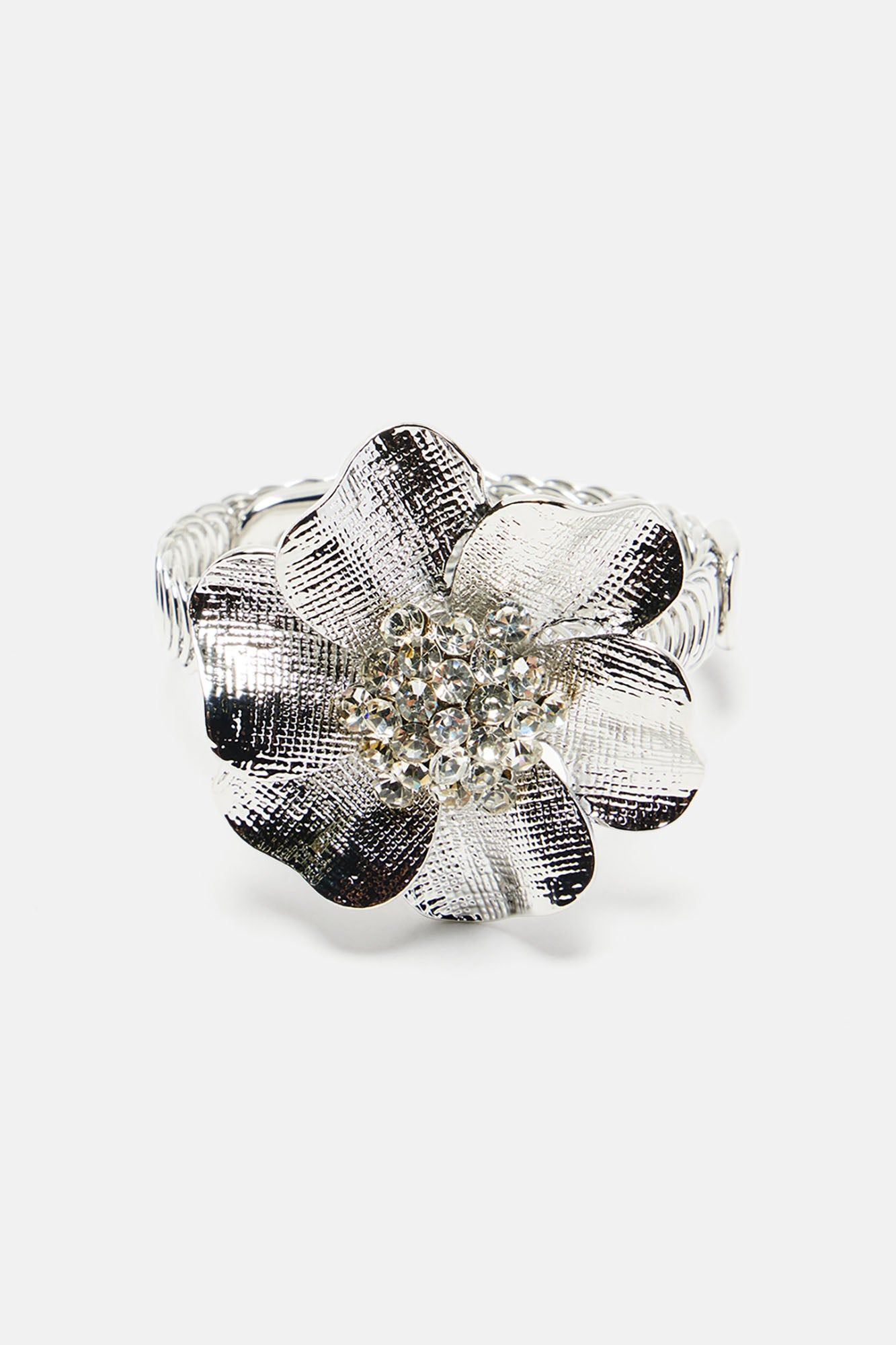 Most Stunning Flower Bracelet - Silver sold by Fashion Nova product image thumbnail 3