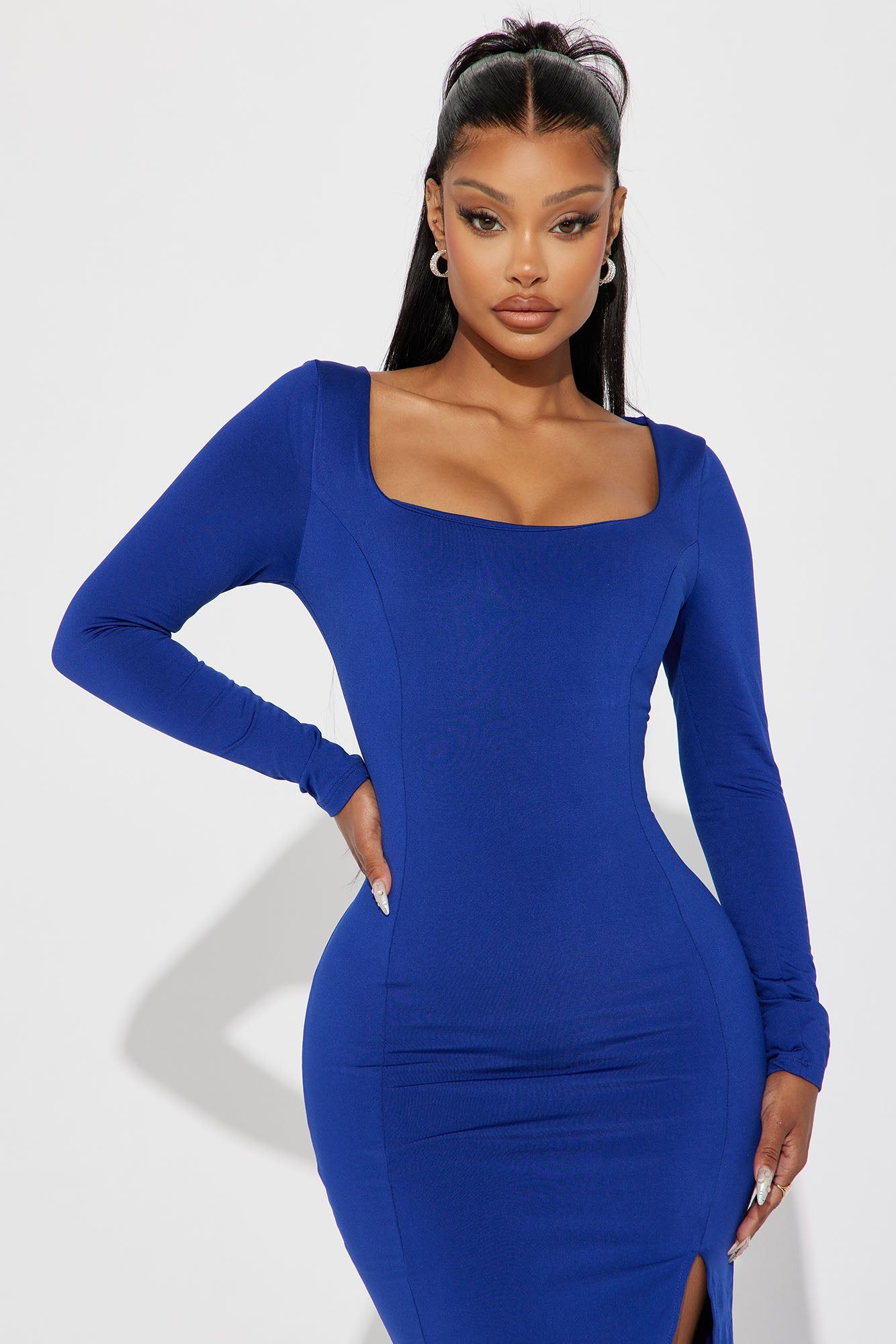 Ellie Midi Dress - Royal sold by Fashion Nova product image thumbnail 2
