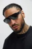 Can't Control 'Em Sunglasses - Black sold by Fashion Nova