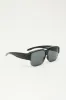 Can't Control 'Em Sunglasses - Black sold by Fashion Nova