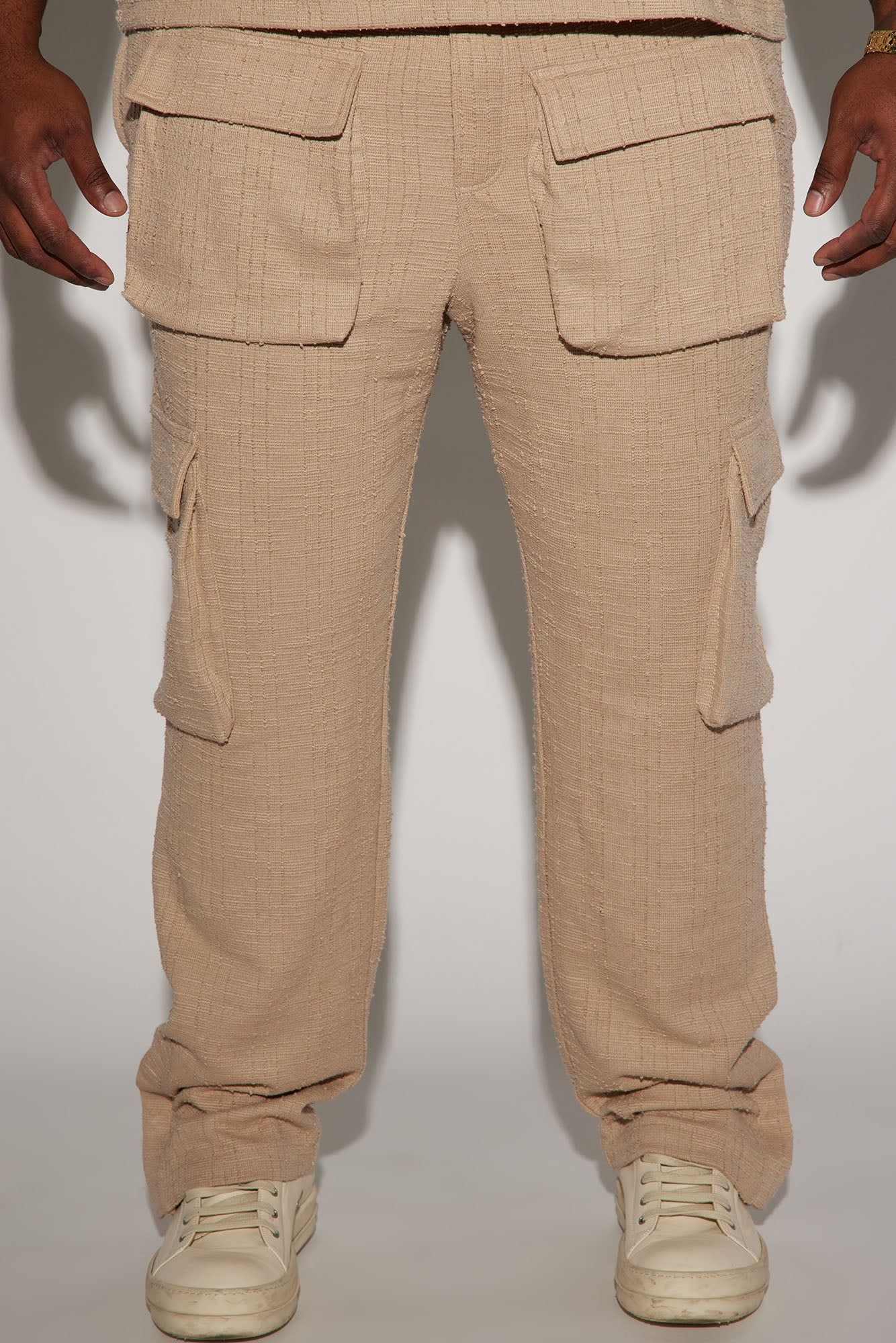 Jordan Textured Snap Cargo Pants - Tan sold by Fashion Nova product image thumbnail 5