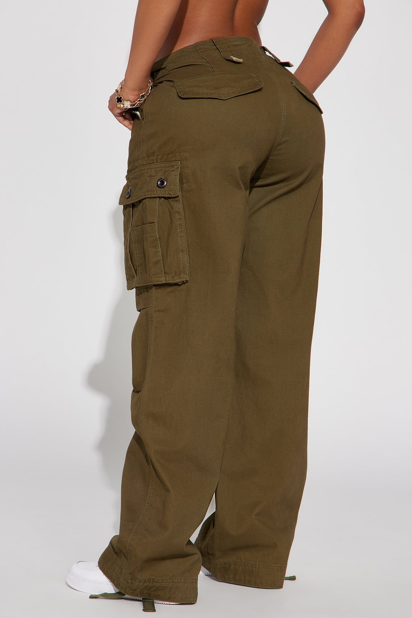 Pull My Strings Cargo Jogger - Olive sold by Fashion Nova product image thumbnail 3