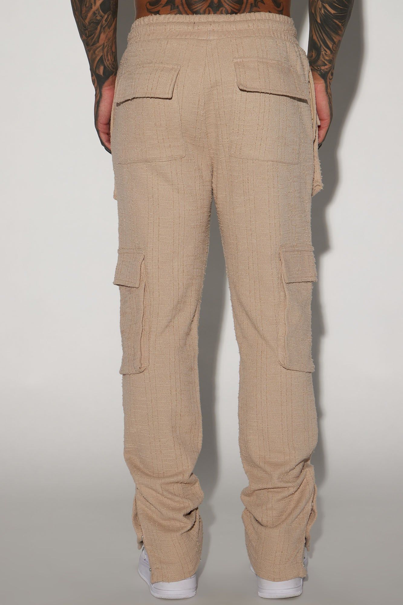 Jordan Textured Snap Cargo Pants - Tan sold by Fashion Nova product image thumbnail 4