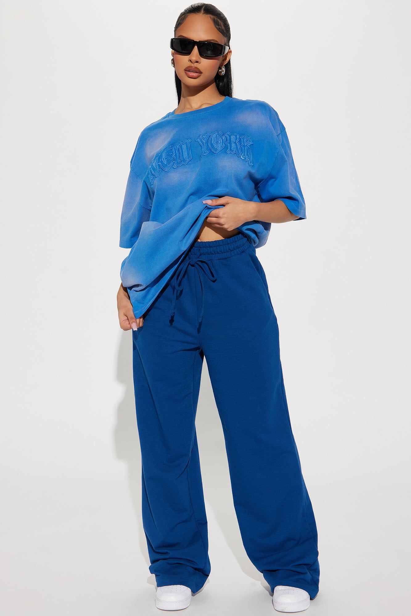 New York Vibe Washed Tee - CobaltBlue sold by Fashion Nova product image thumbnail 2