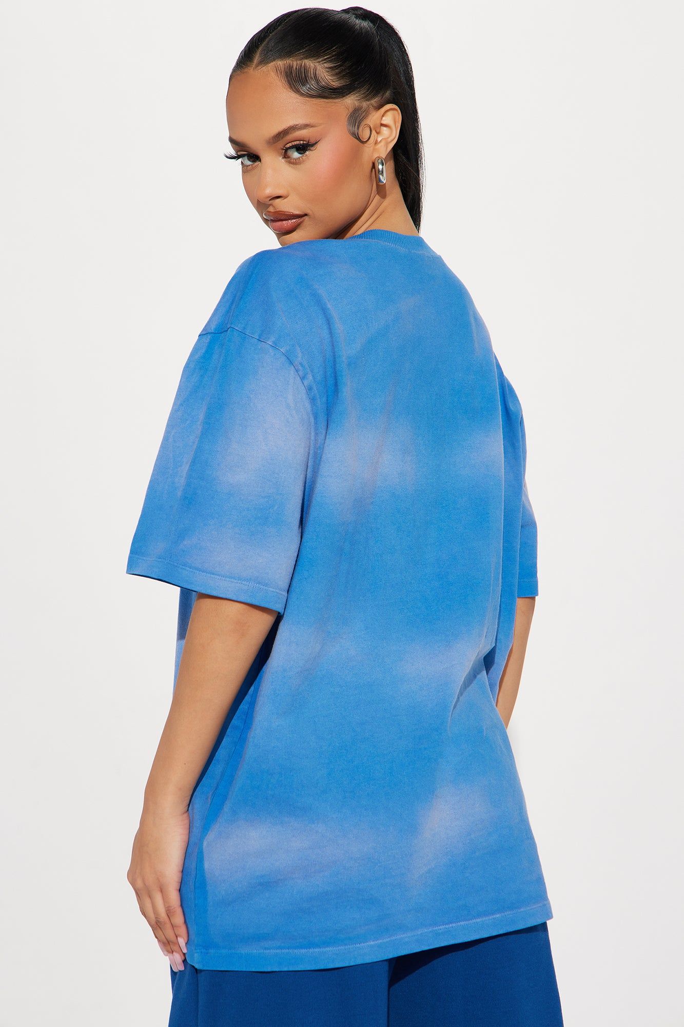 New York Vibe Washed Tee - CobaltBlue sold by Fashion Nova product image thumbnail 5