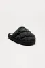 Down To Lounge Slippers - Black sold by Fashion Nova