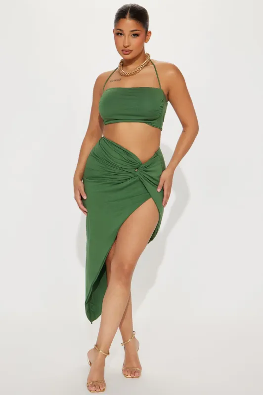 Can't Forget You Skirt Set - Green sold by Fashion Nova