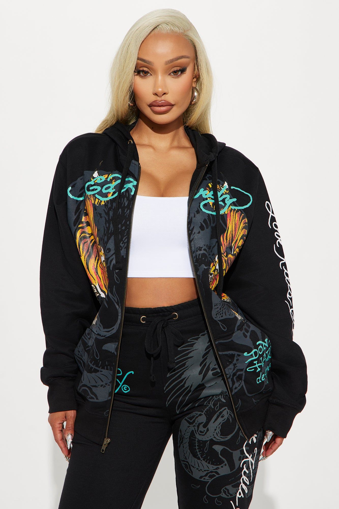 エド・ハーディー 3Dポスター　Ed Hardy Tiger プラスチックシート Ed Hardy エドハーディー サングラス EDHARDY タイガー 2 TIGER
