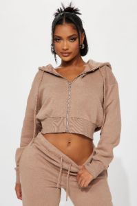 Brianna Jogger Pant Set - Mocha sold by Fashion Nova