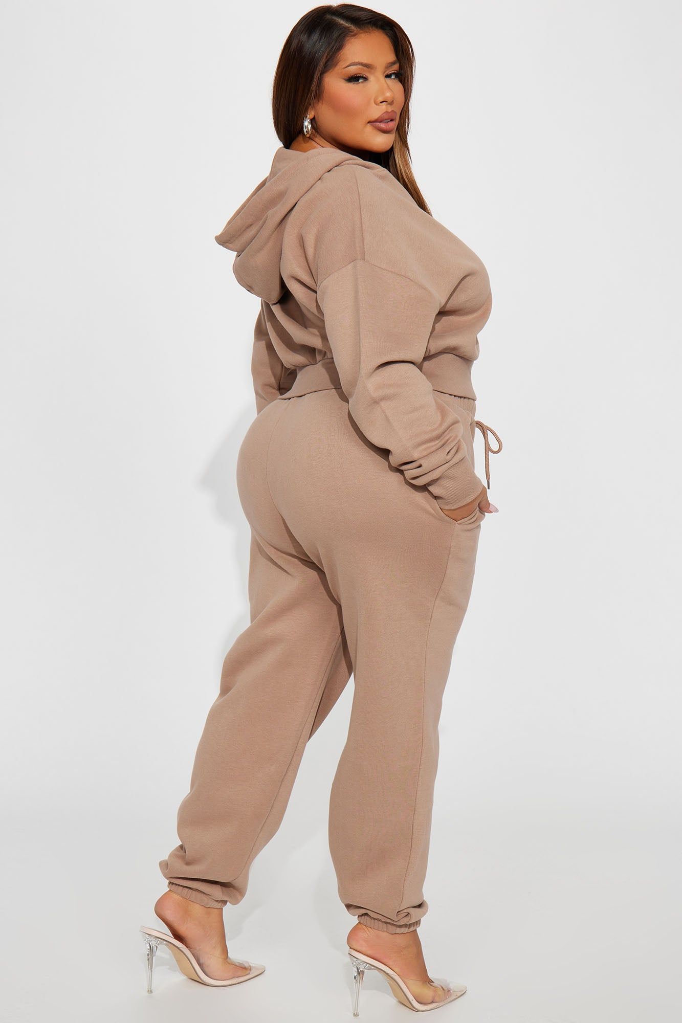 Brianna Jogger Pant Set - Mocha sold by Fashion Nova product image thumbnail 6