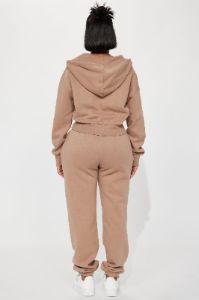 Brianna Jogger Pant Set - Mocha sold by Fashion Nova