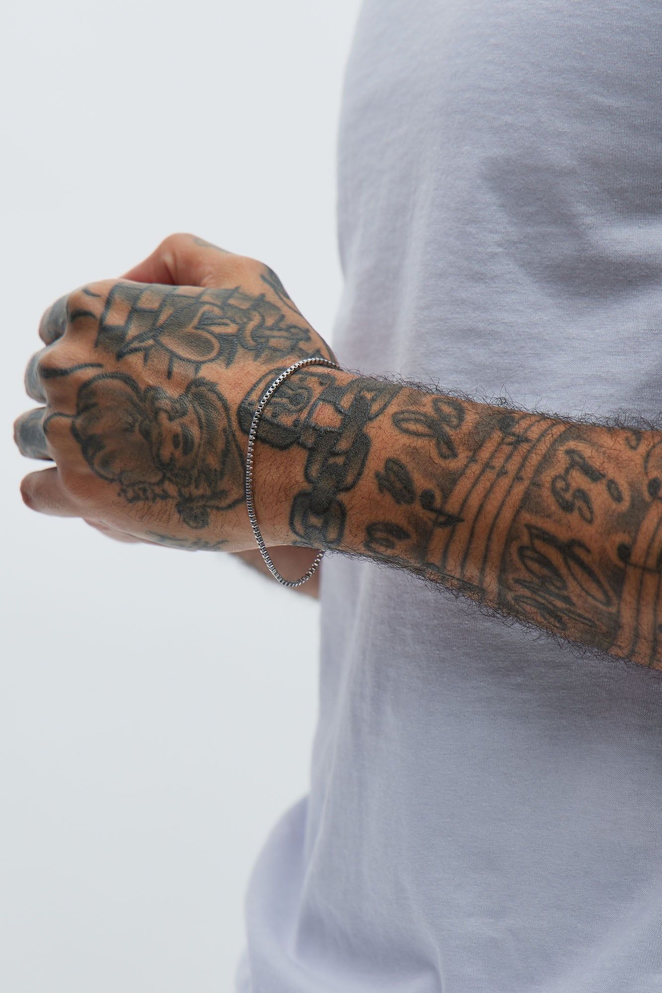 2mm Premium 8″ Box Chain Bracelet - Silver sold by Fashion Nova product image thumbnail 2